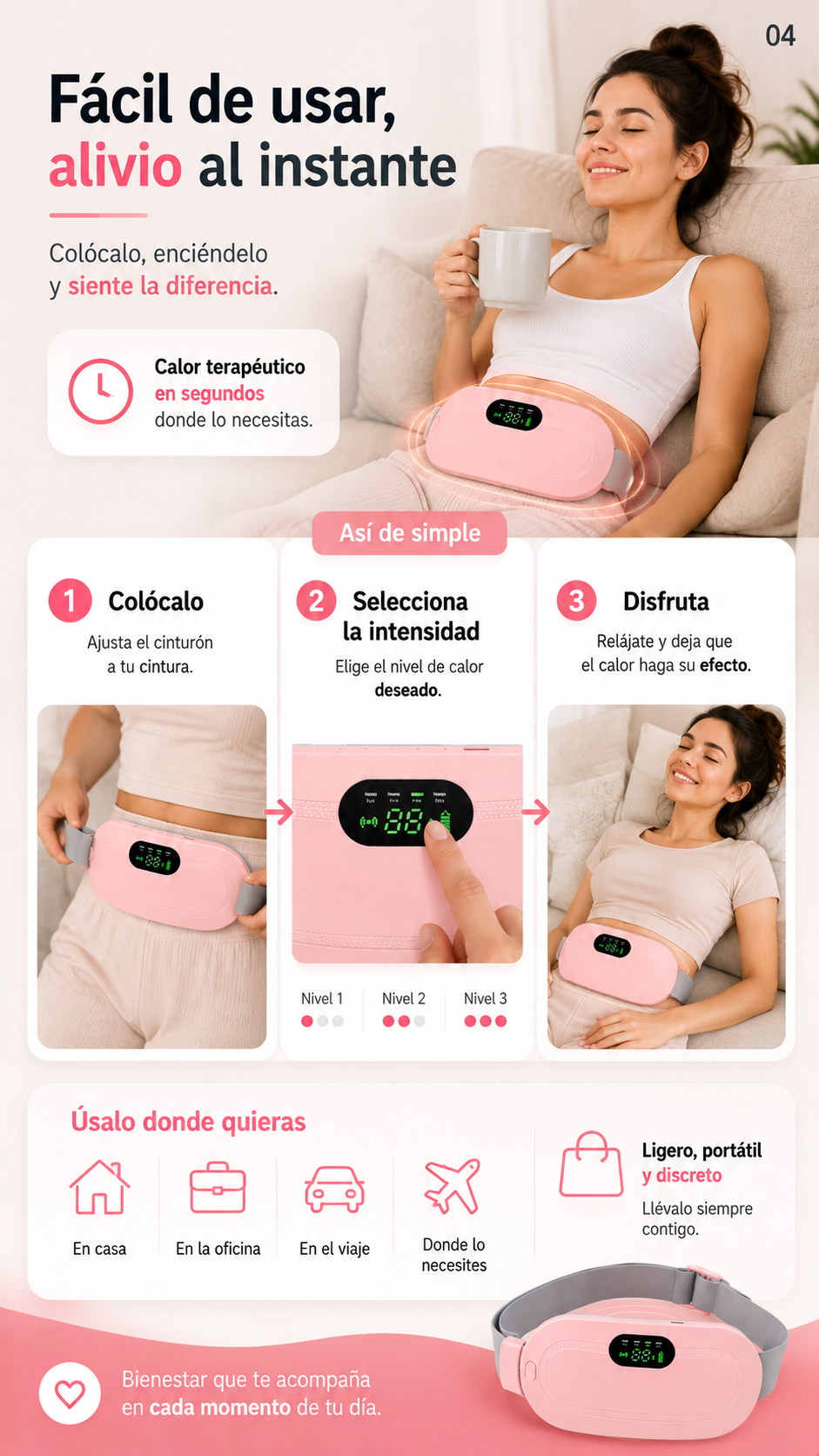 Cinturon para colicos